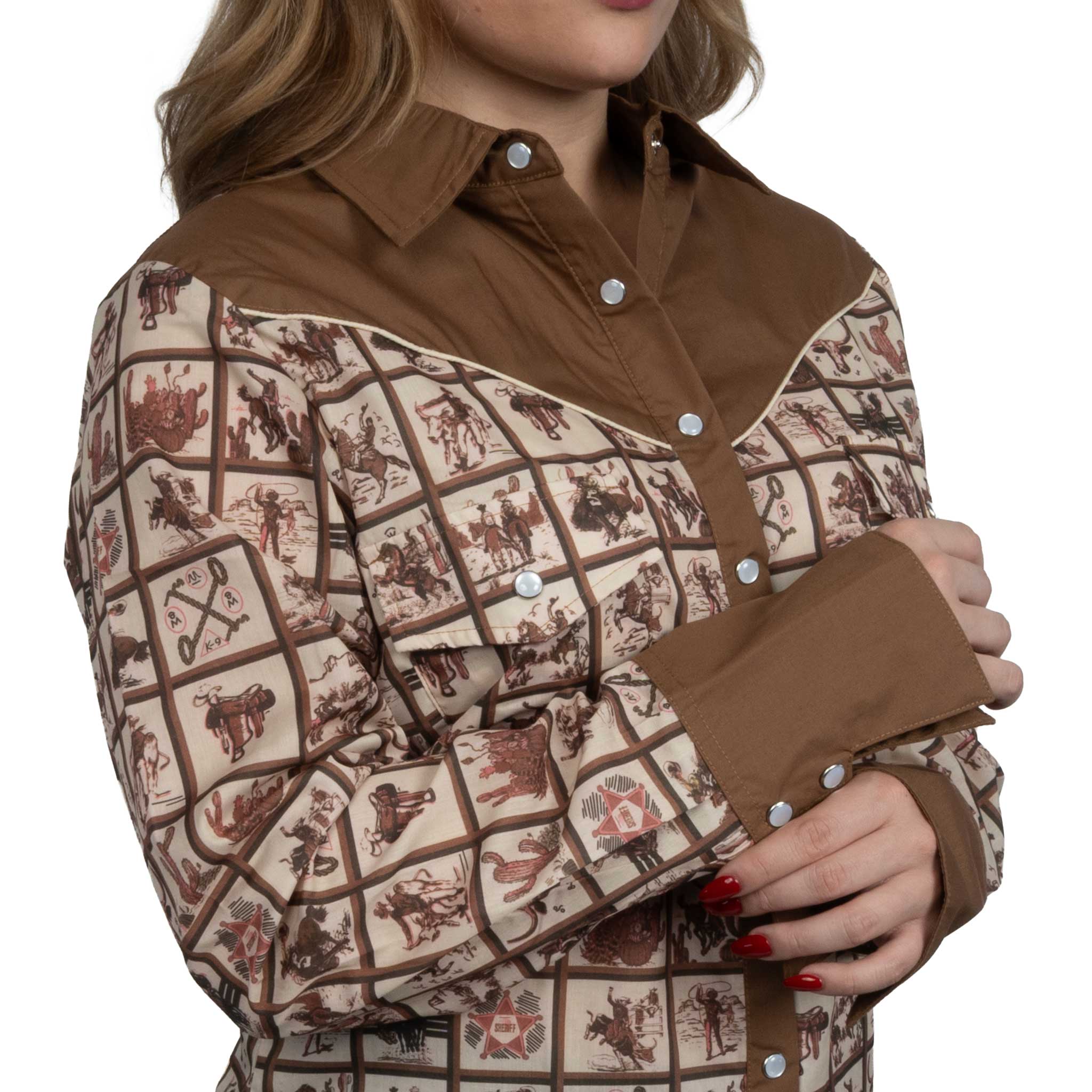 Howdy Hanny Ditzy Daisy Snap Shirt - Image 2