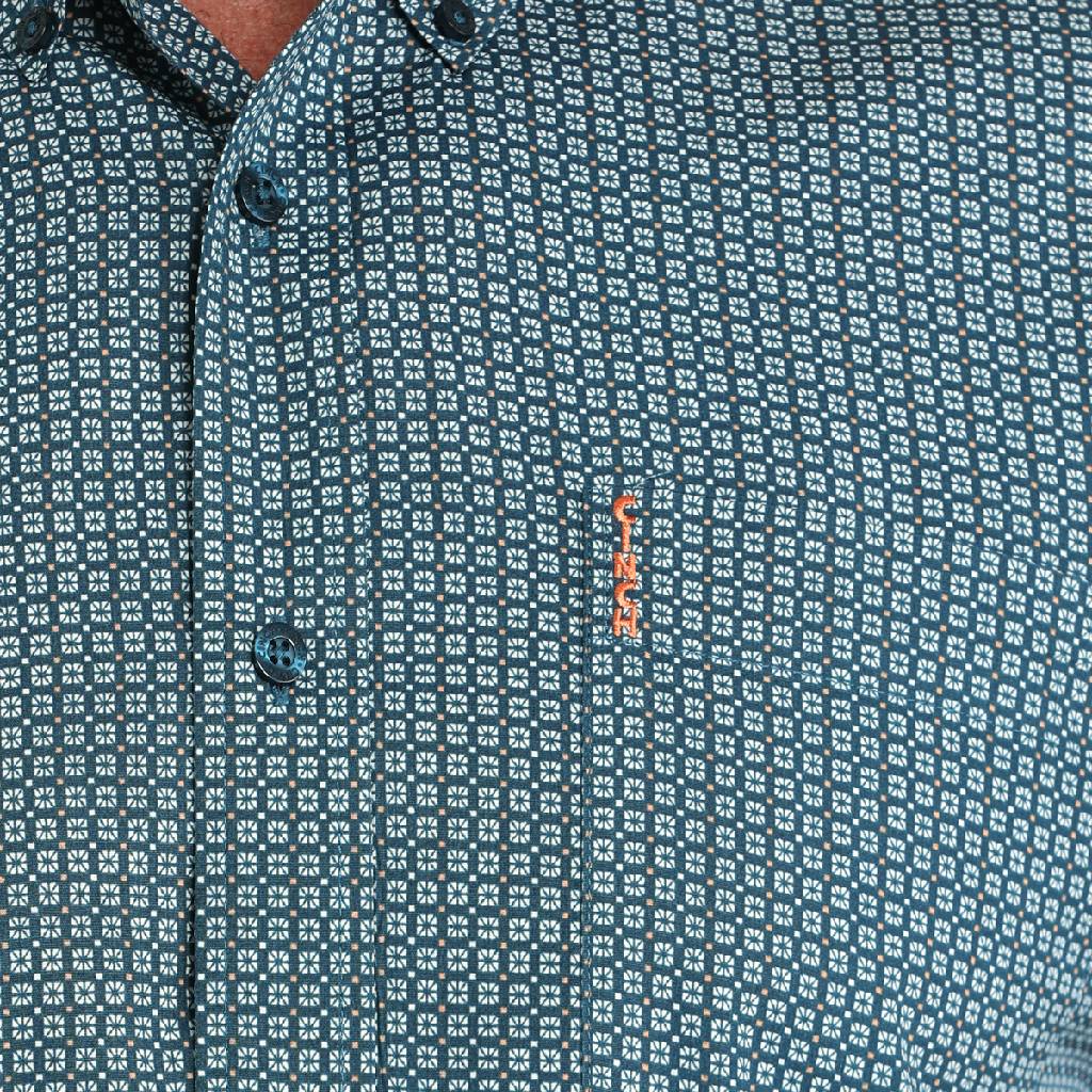 Cinch Men's Geo Print Button Down Shirt - Image 2
