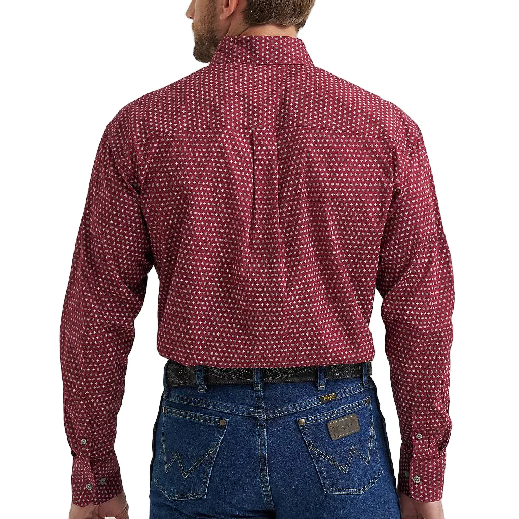 Wrangler Men's George Strait Dot Button Down Shirt - Image 2