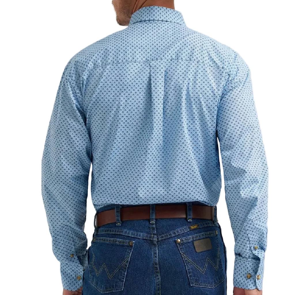 Wrangler Men's George Strait Geo Print Button Down Shirt - Image 2