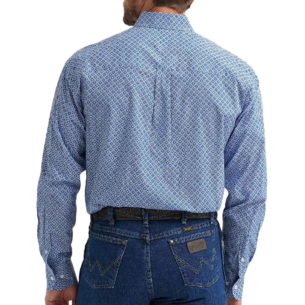 Wrangler Men's George Strait Geo Print Button Down Shirt - Image 2