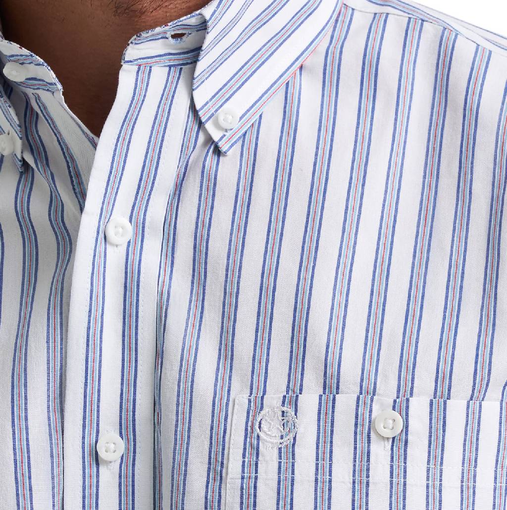 Wrangler Men's George Strait Stripe Button Down Shirt - Image 2