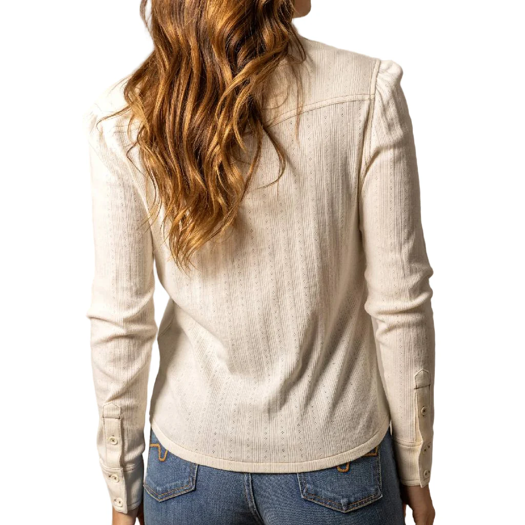 Kimes Ranch Women's Isabel Pointelle Button Down Western Shirt - Image 2