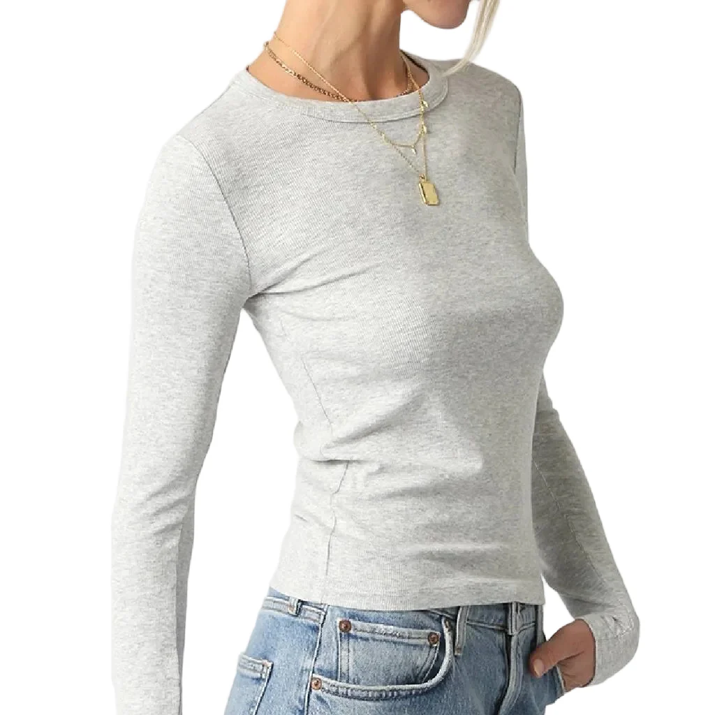 Light Heather Grey Jessie Top - FINAL SALE - Image 2