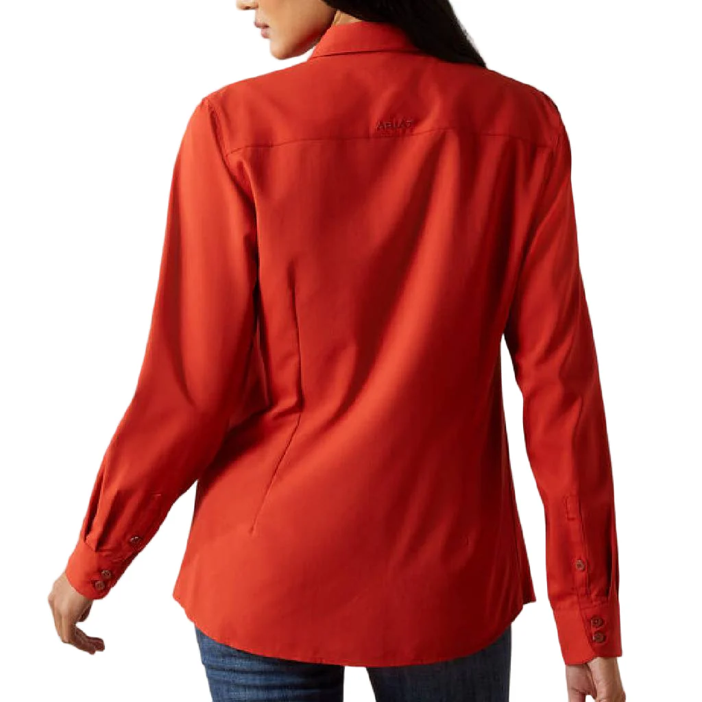 Ariat Women's Kirby Pro Button Down Shirt - Ketchup - Image 2