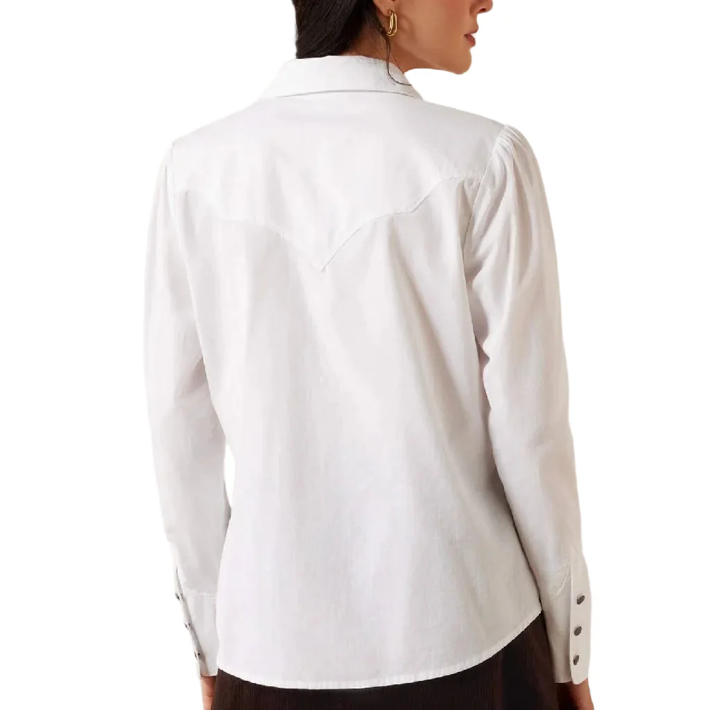 Ariat Women's Lattice White Shirt - Image 2