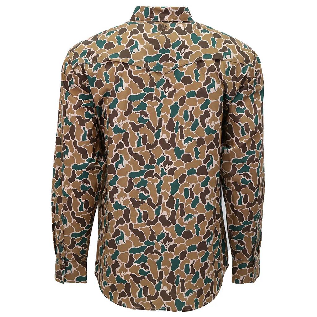 Hooey Men's Duck Camo Maverick Button Down Shirt - Image 2