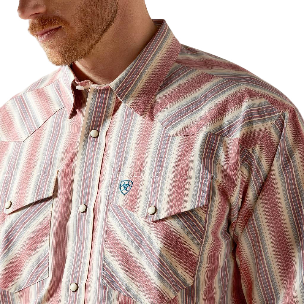 Ariat Men's Pro Flynn Stripe Snap Western Shirt - FINAL SALE - Image 3