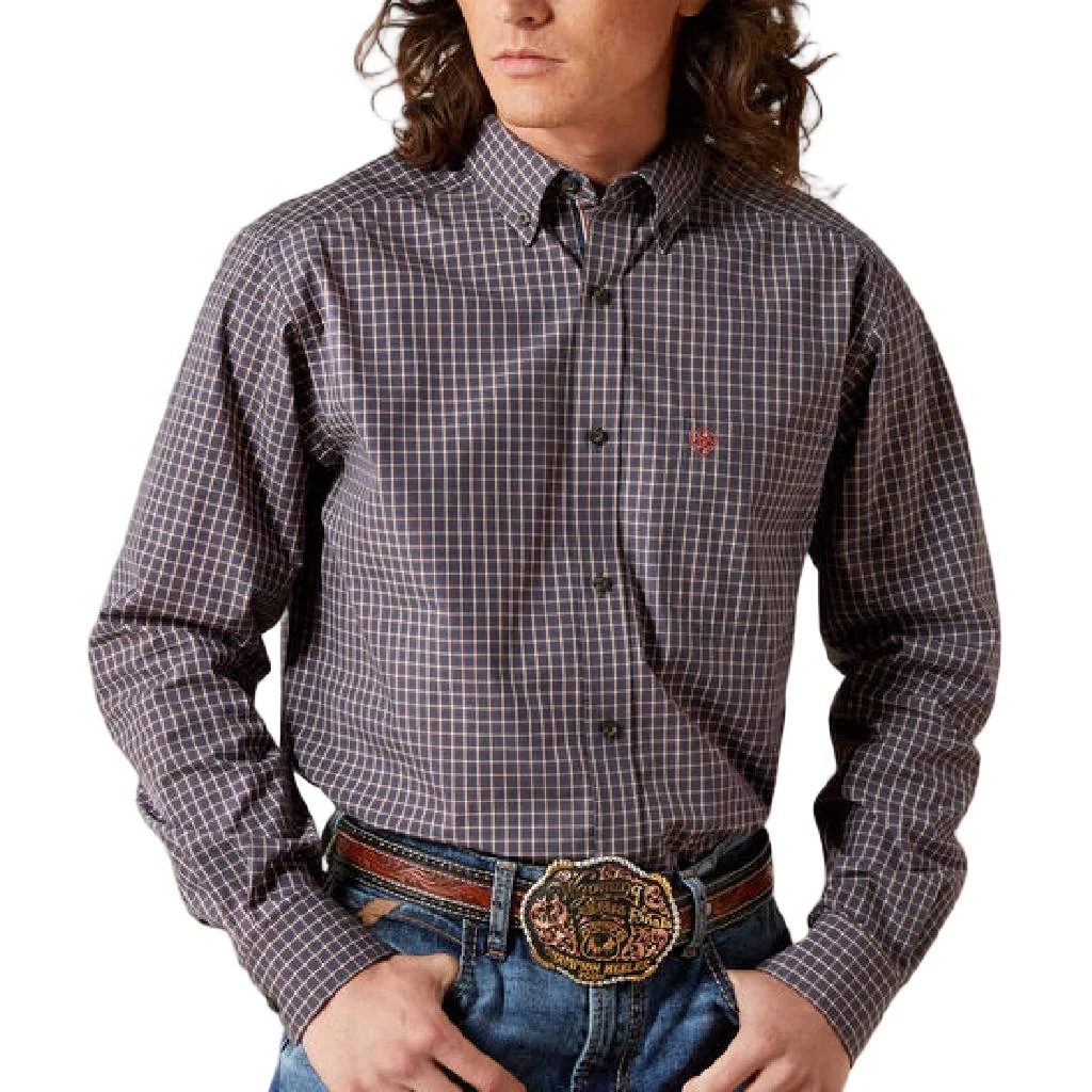 Ariat Men's Pro Winston Fitted Plaid Button Down Shirt - FINAL SALE