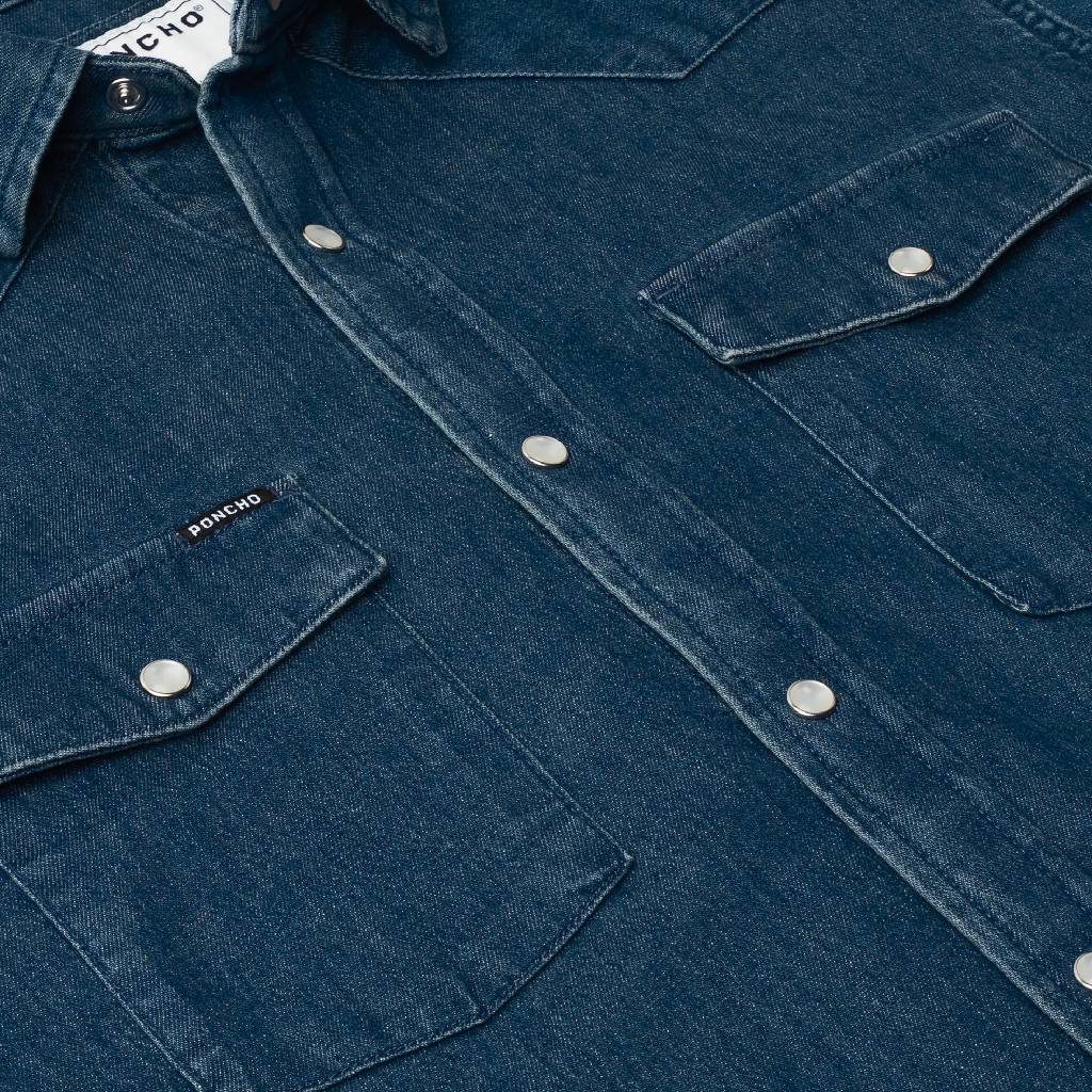 Poncho The Denim Sanderson Western Shirt - Slim Fit - Image 2