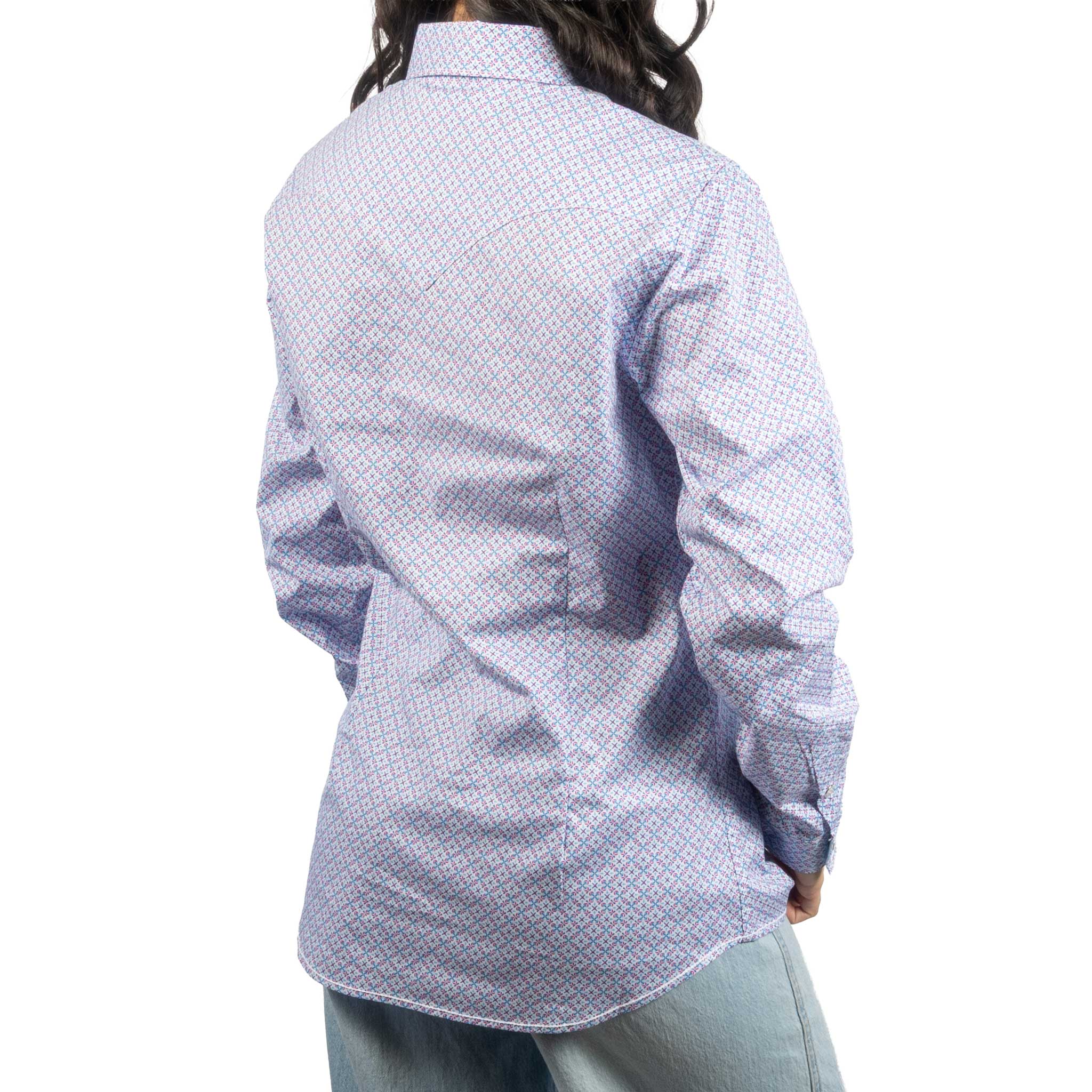 Panhandle Slim Women's Geo Print Pearl Snap Shirt - Image 2