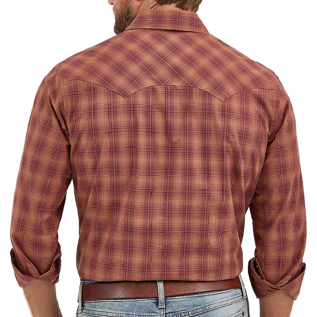 Wrangler Men's Harvest Plaid Retro Snap Shirt - Image 2