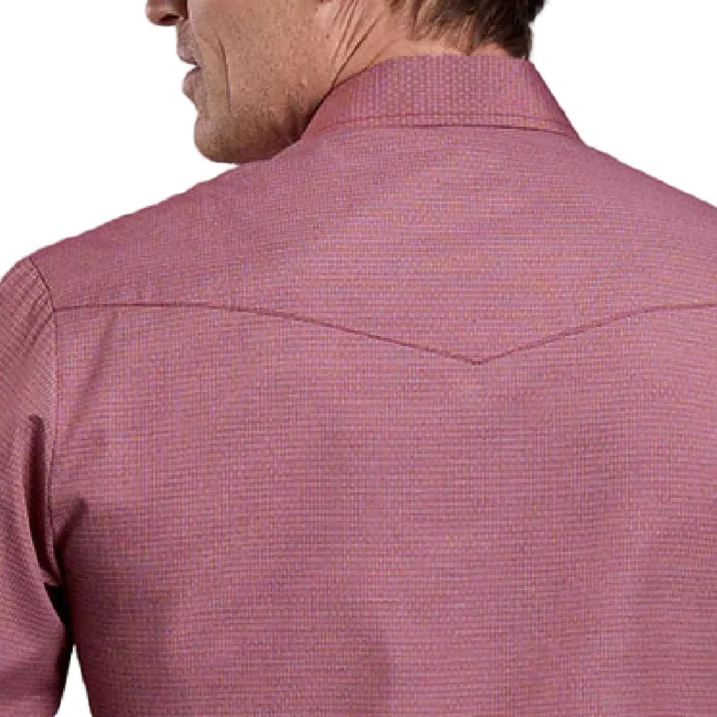 Roper Men's Snap Tone On Tone Basket Weave Snap Shirt - Image 2