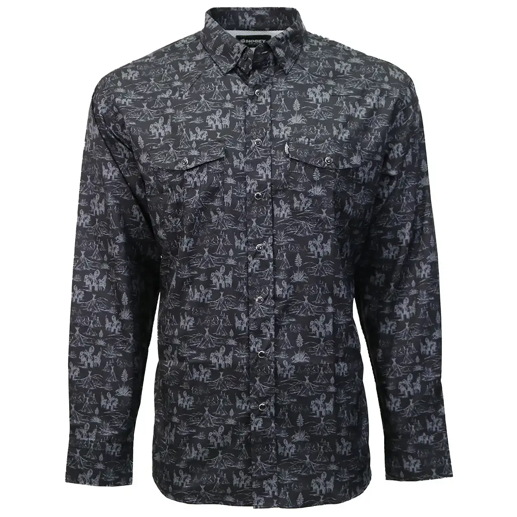Hooey Men's Sol Black Comanche Snap Shirt