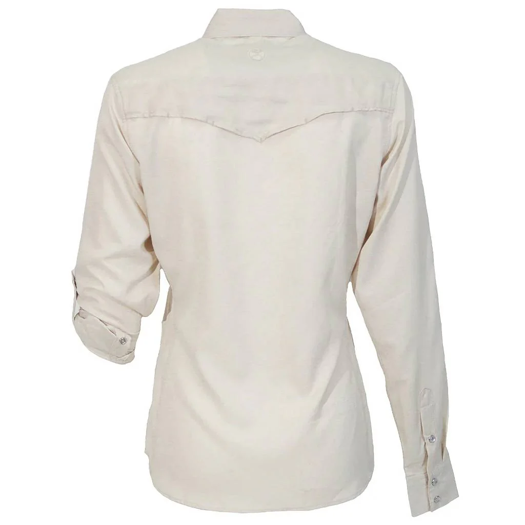 Hooey Women's Sol Whitecap Grey Pearl Snap Shirt - Image 2