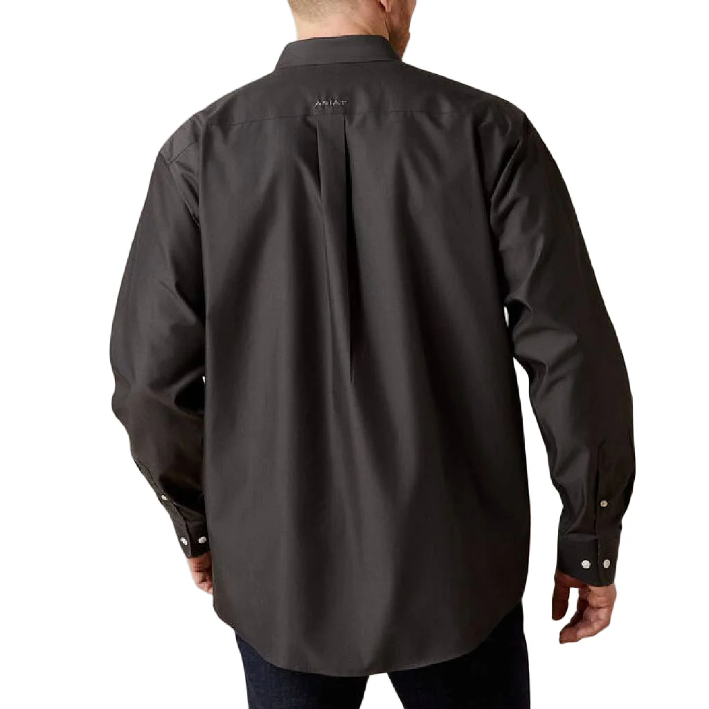 Ariat Men's Solid Pinpoint Oxford Button Down Shirt - FINAL SALE - Image 2