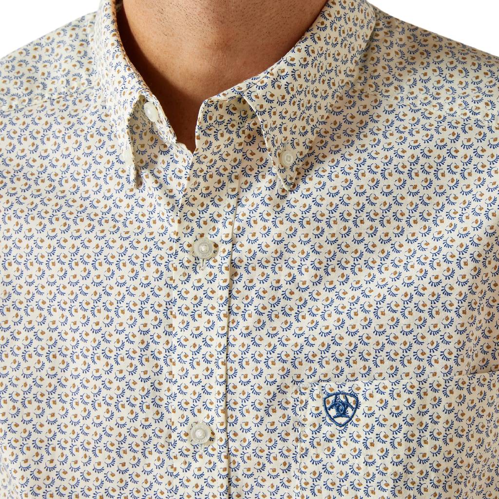 Ariat Men's Stevy Floral Print Button Down Shirt - FINAL SALE - Image 3