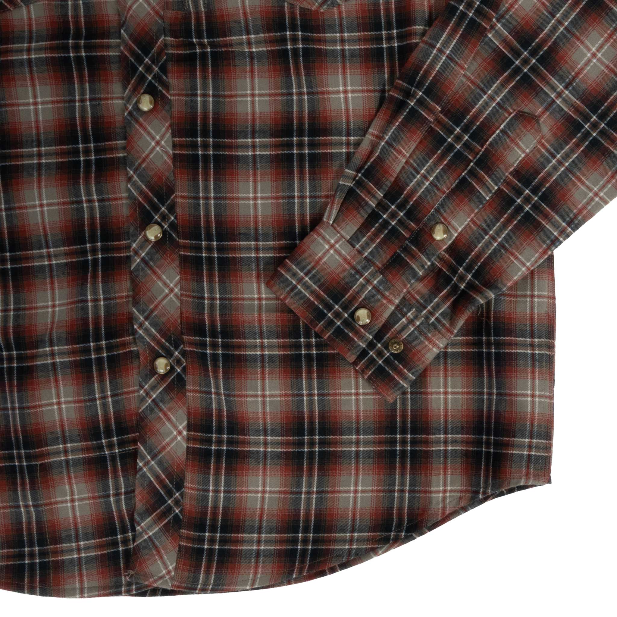 Rock & Roll Denim Men's Western Tek Plaid Snap Shirt - Image 3