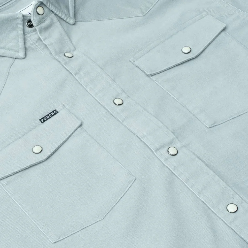Poncho The Corduroy Bonnell Western Shirt - Slim Fit - Image 2