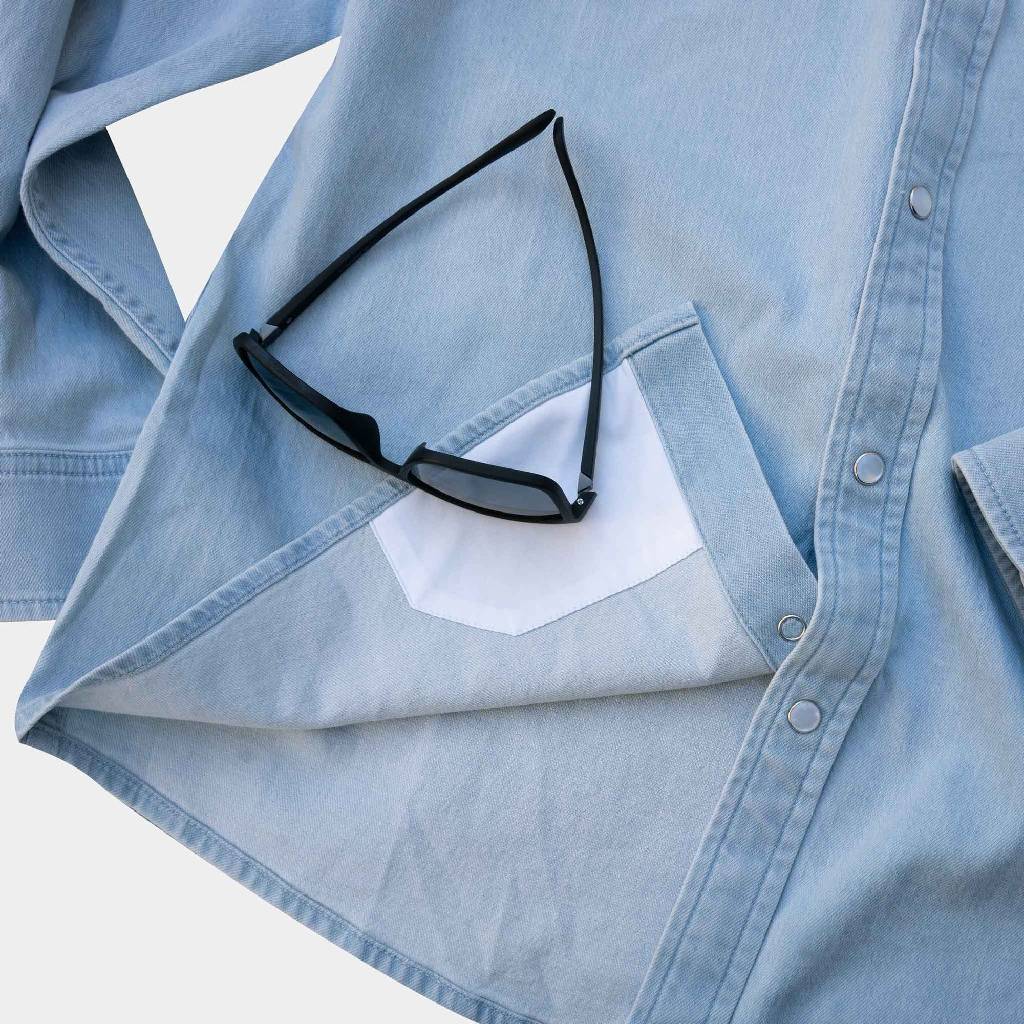 Poncho The Marfa Denim Western Shirt - Image 2