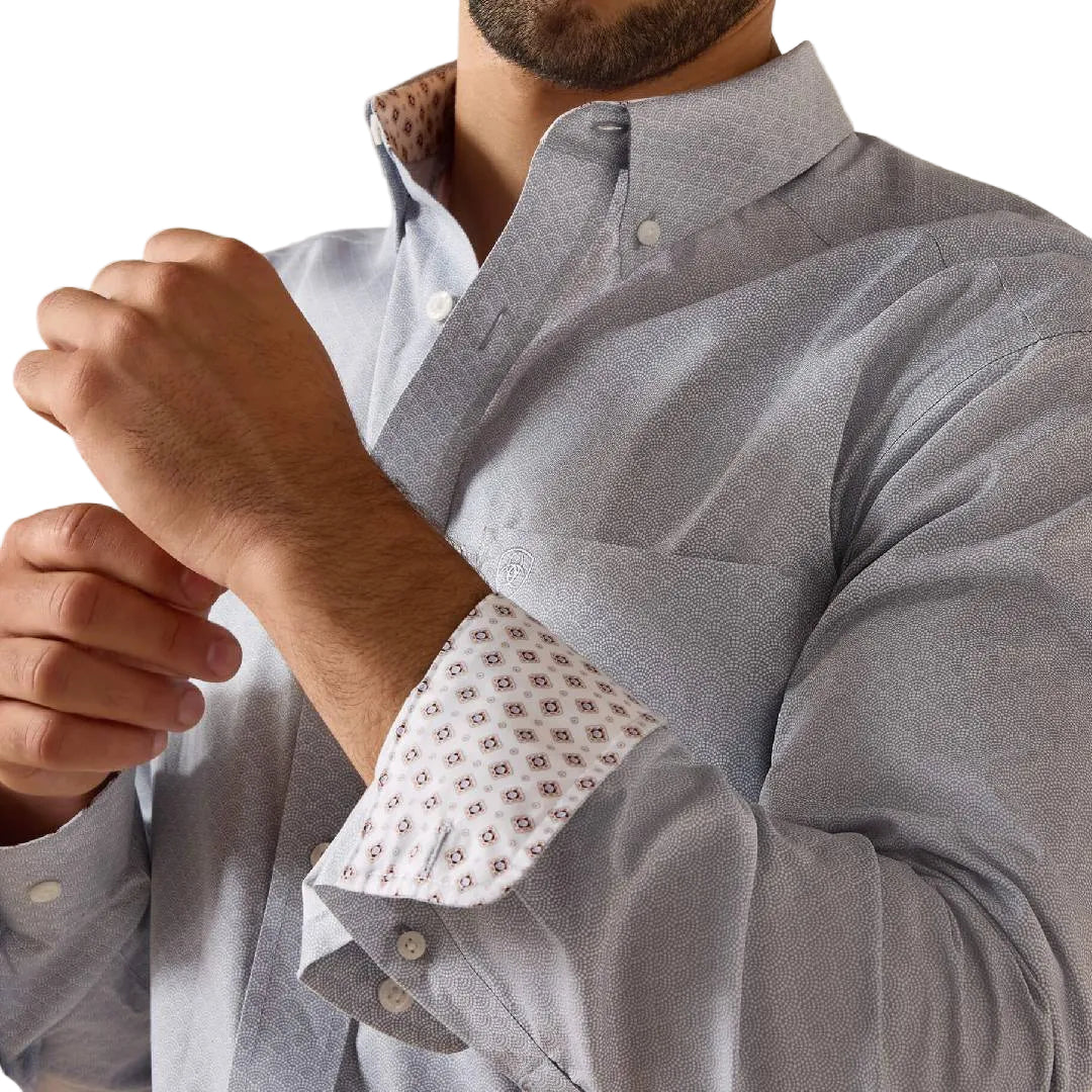 Ariat Men's Wrinkle Free Leandro Classic Fit Button Down Shirt - Image 3