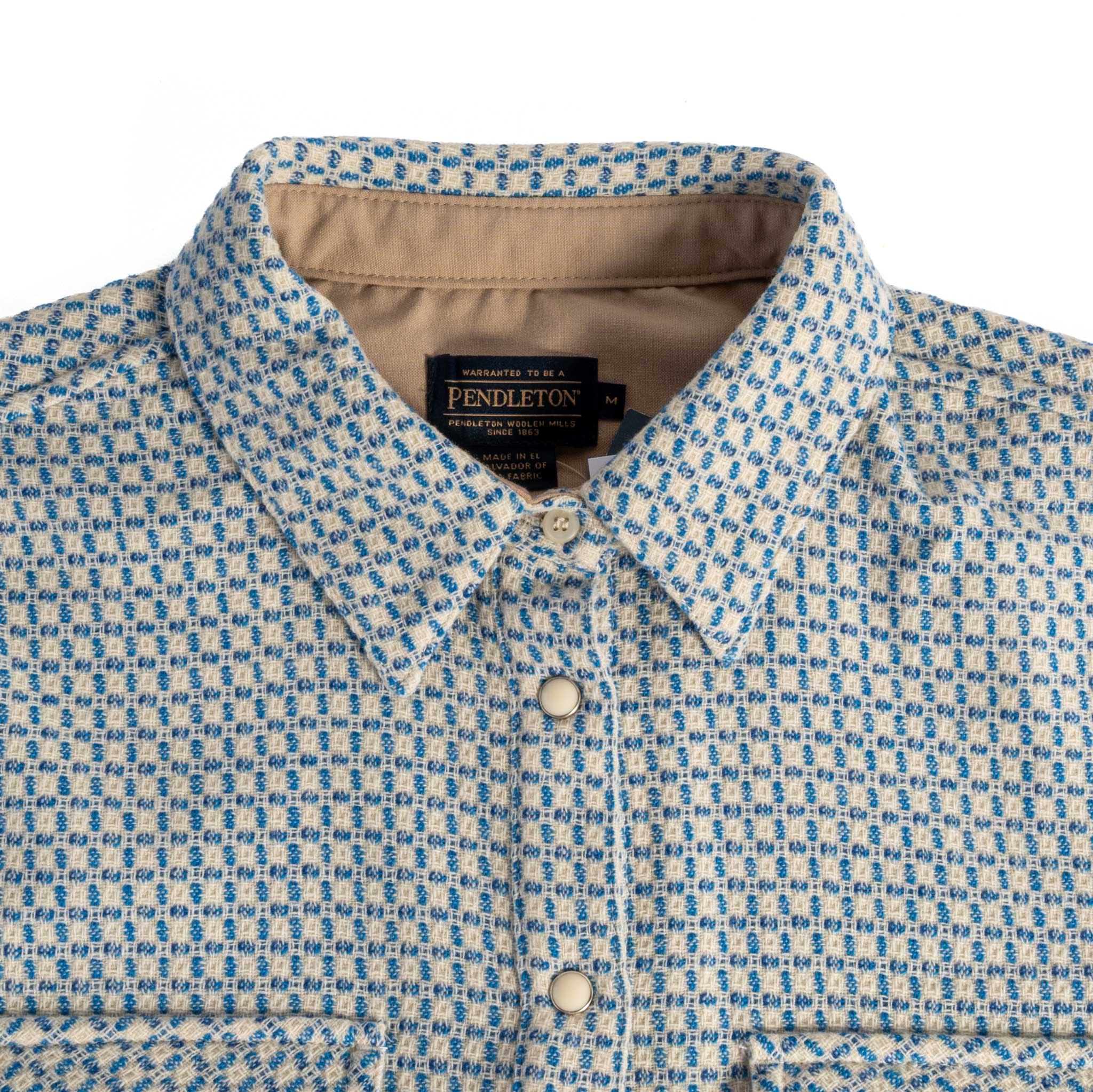 Pendleton Women's Wool Check Textured Gambler Shirt - Image 2