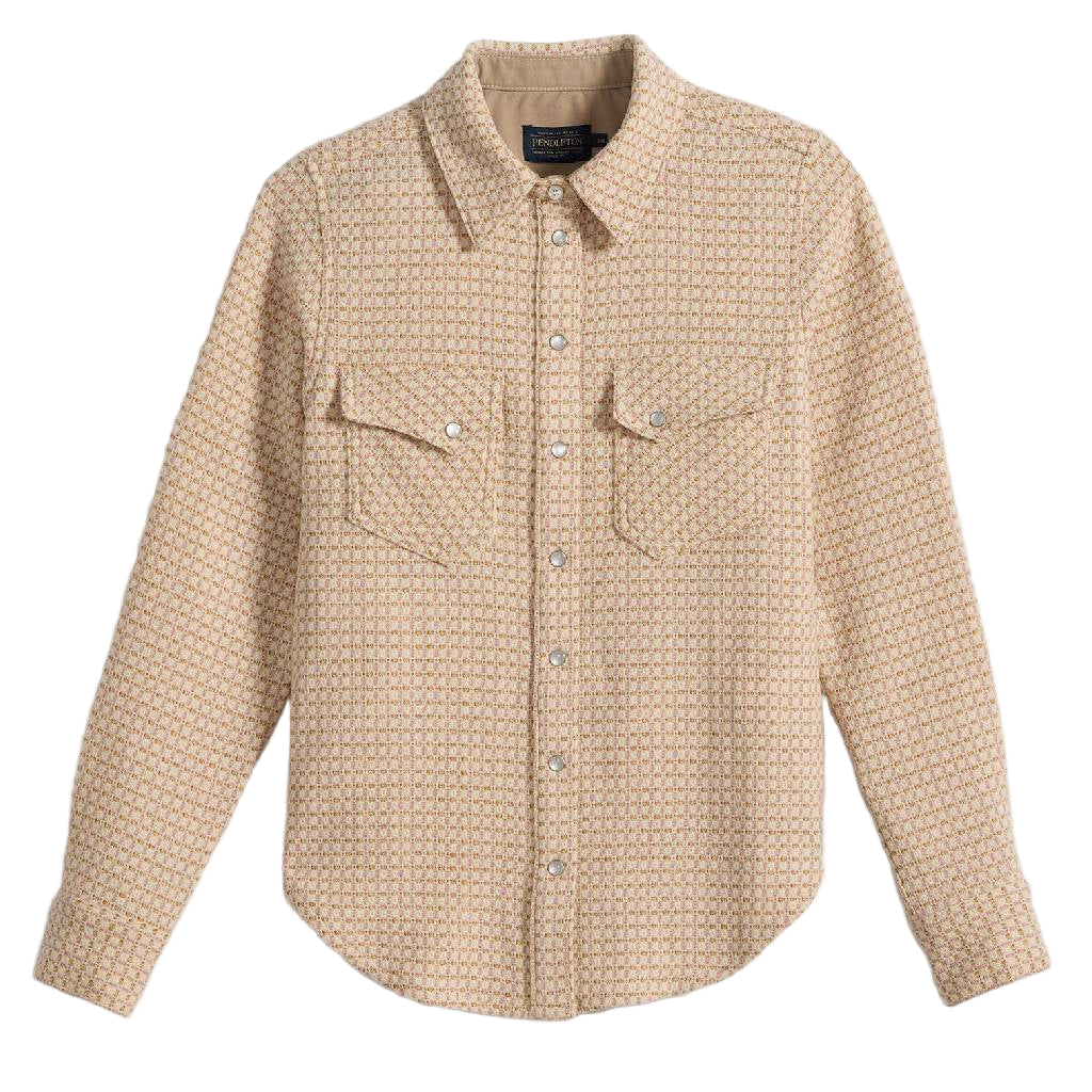 Pendleton Women's Wool Gambler Rose Texture Check Shirt