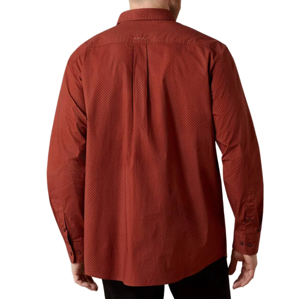 Ariat Men's Wren Classic Fit Geo Print Button Down Shirt - Image 2