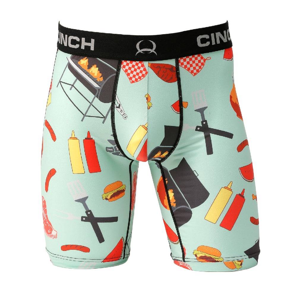 Cinch Men's 9" BBQ Boxer Brief