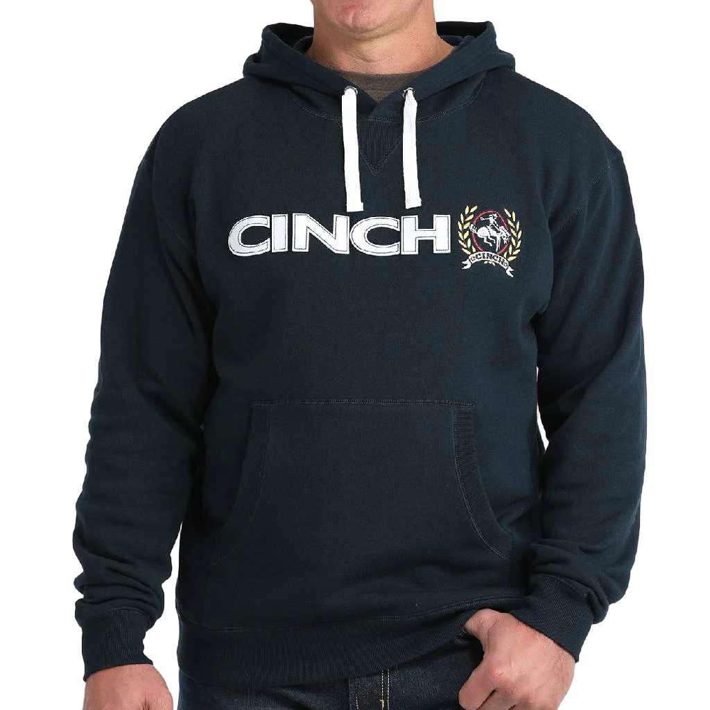 Cinch Men's Navy Varsity Hoodie