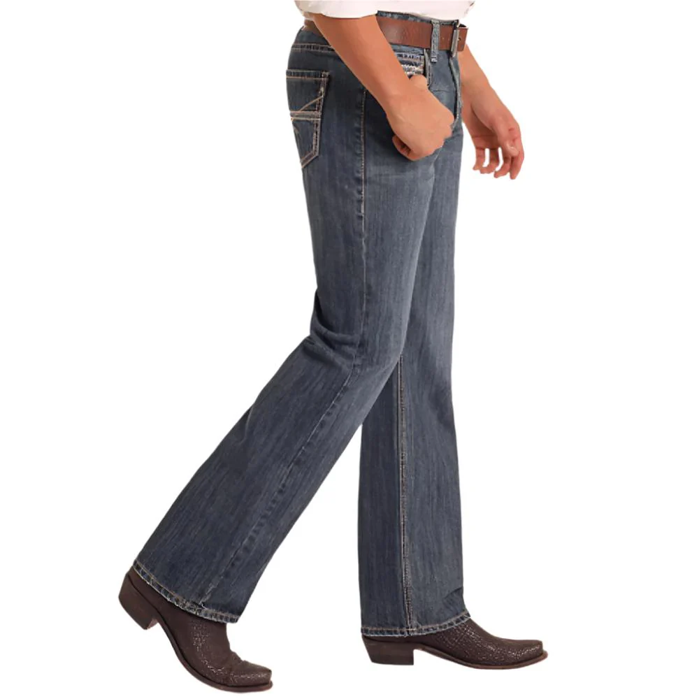 Rock & Roll Denim Men's Relaxed Straight Boot Jean - FINAL SALE - Image 2