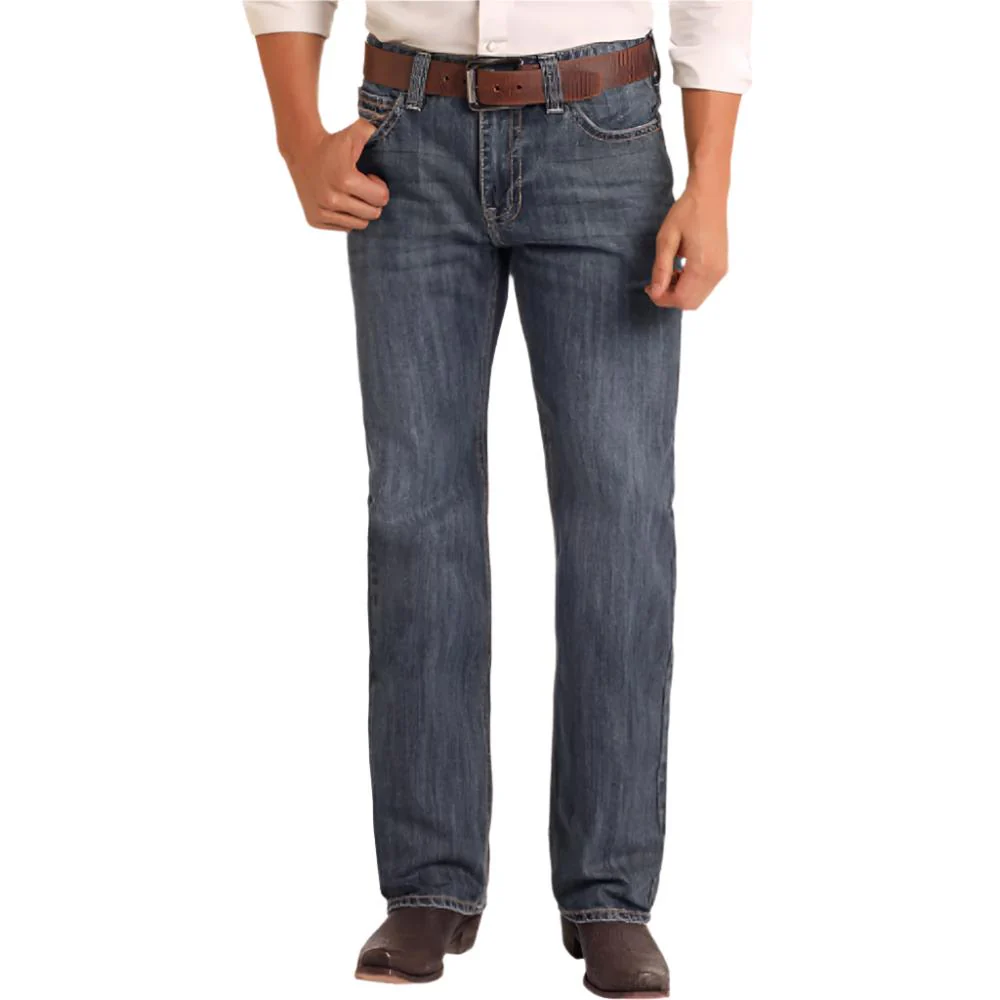 Rock & Roll Denim Men's Relaxed Straight Boot Jean - FINAL SALE - Image 3