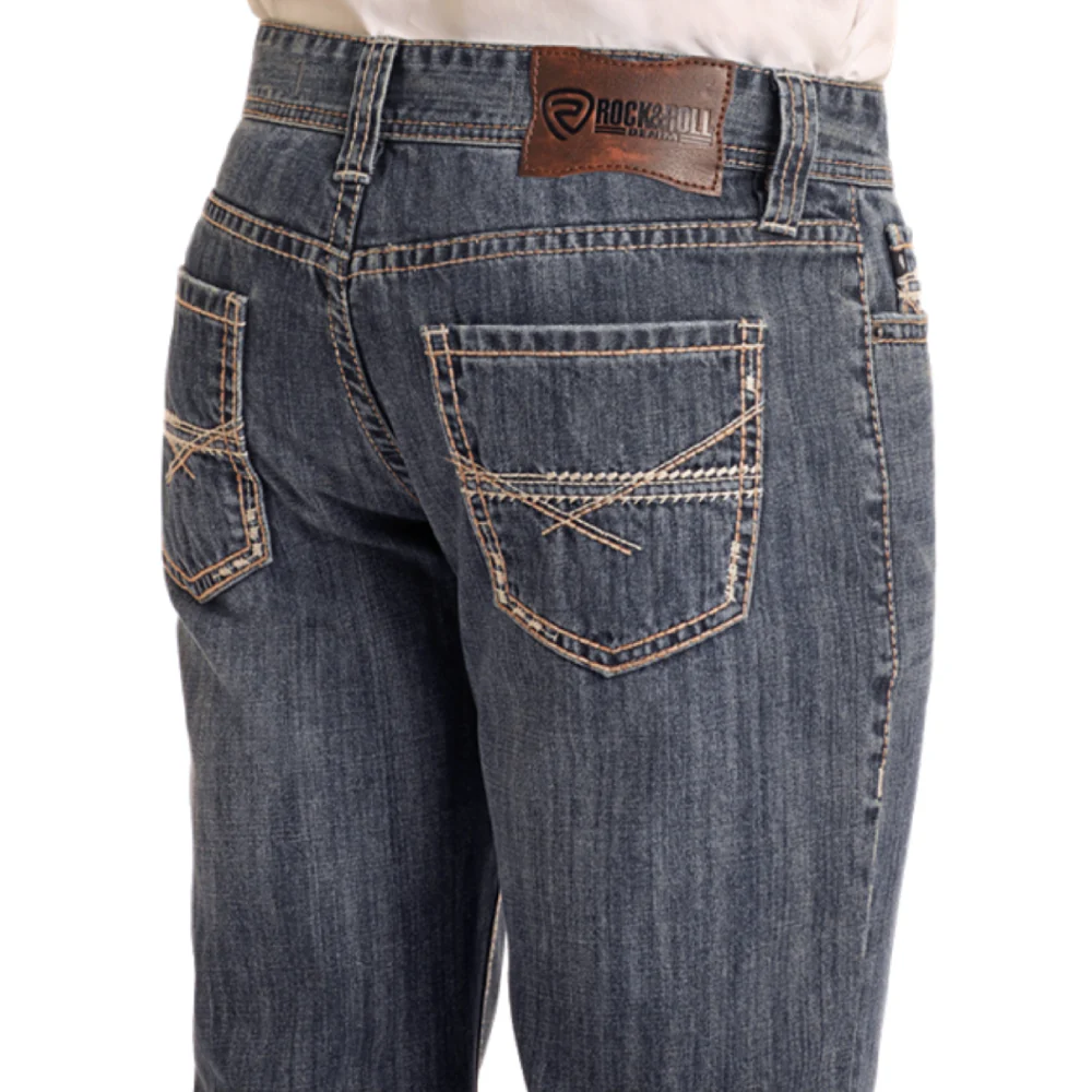 Rock & Roll Denim Men's Relaxed Straight Boot Jean - FINAL SALE - Image 4