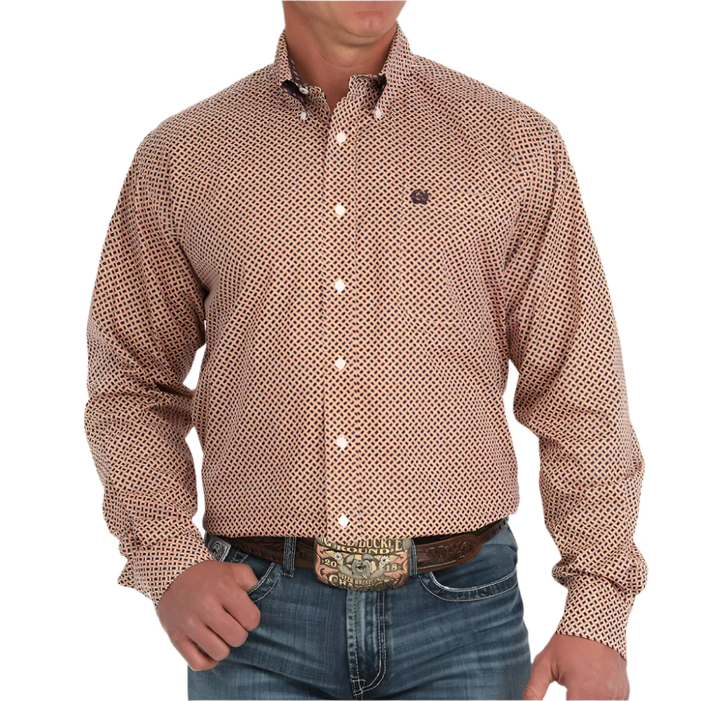 Cinch Men's Geo Print Button Shirt - FINAL SALE