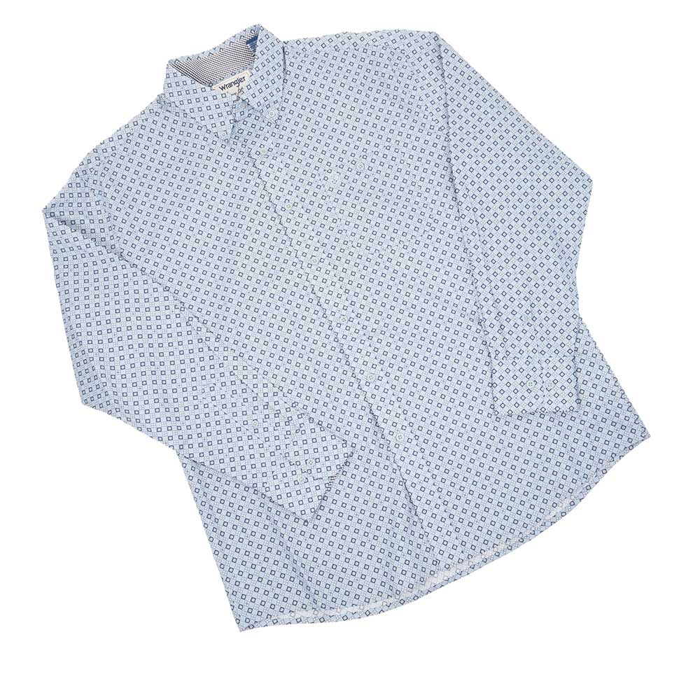 Wrangler Men's George Strait Geo Print Shirt