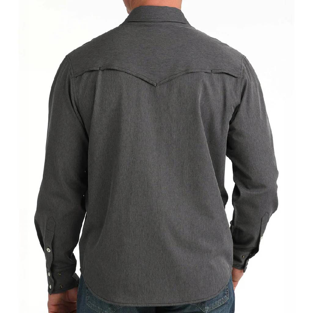 Cinch Men's Stretch Ripstop Camp Snap Shirt - Image 2