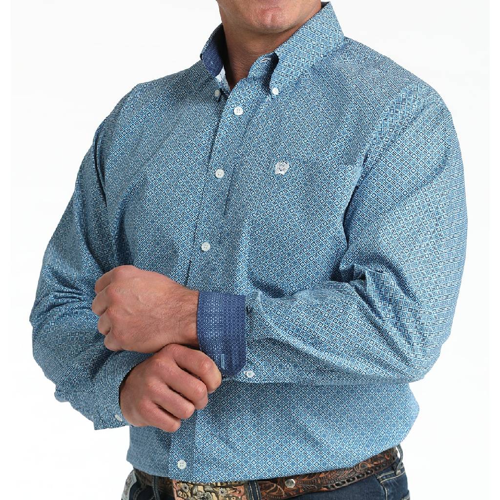 Cinch Men's Geo Print Button Down Shirt