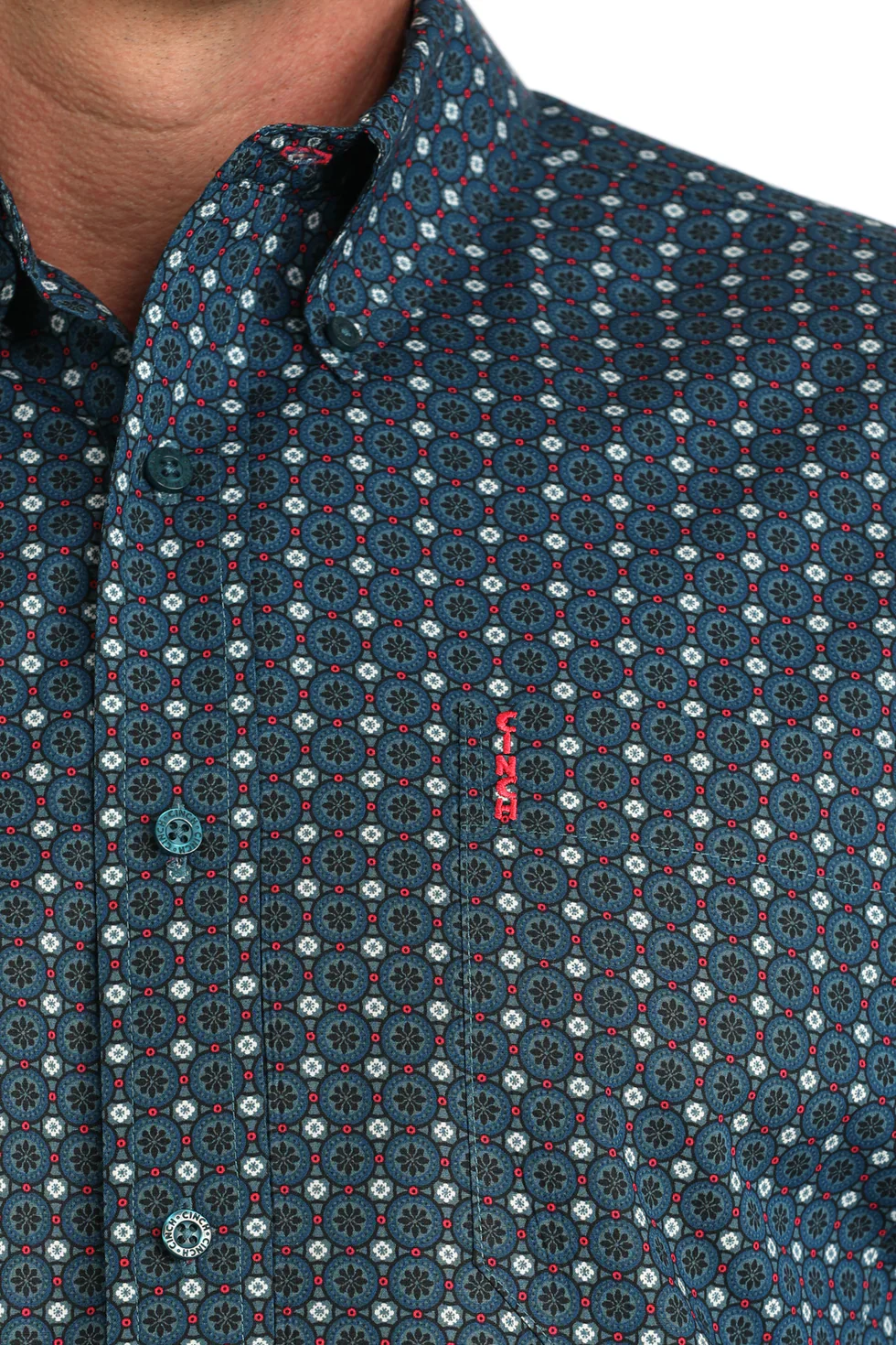 Cinch Men's Blue Modern Button Down Shirt - Image 2