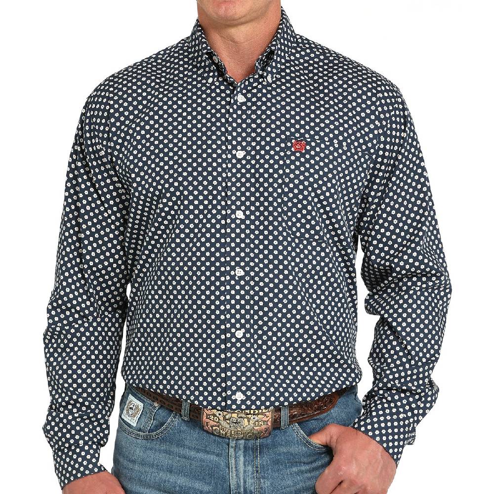 Cinch Men's Geo Print Button Down Shirt - FINAL SALE