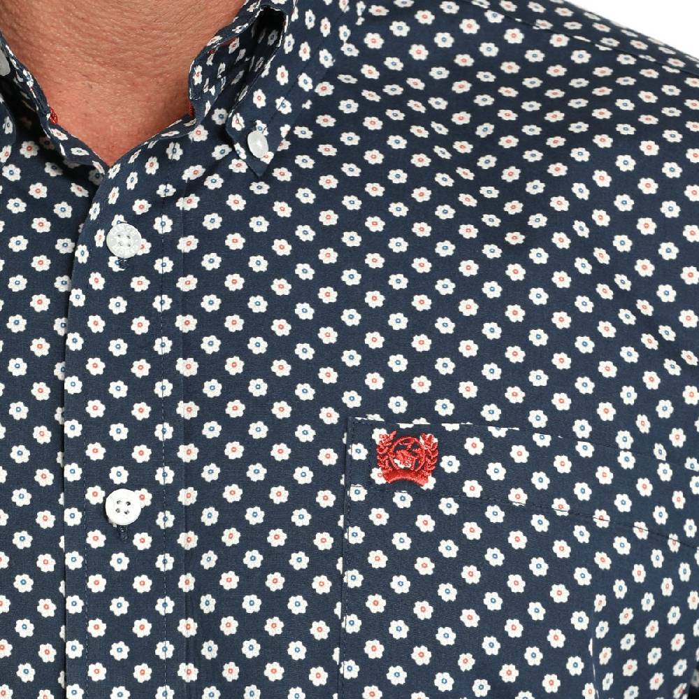 Cinch Men's Geo Print Button Down Shirt - FINAL SALE - Image 2
