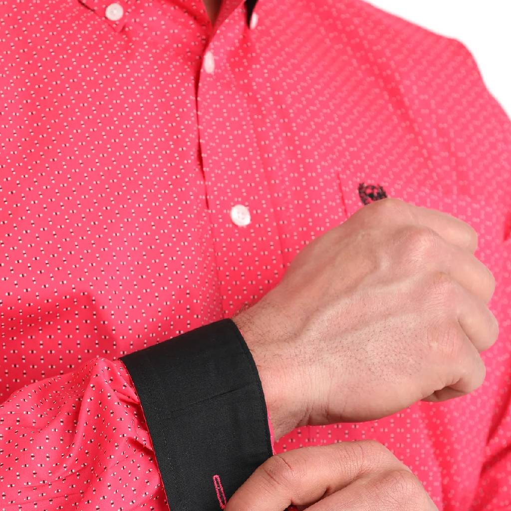 Cinch Men's Hot Pink Button Down Shirt - Image 2
