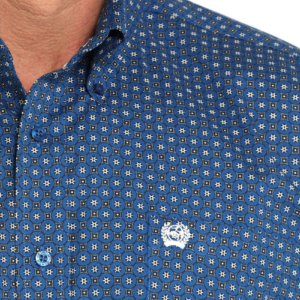 Cinch Men's Geo Print Button Down Shirt - FINAL SALE - Image 2