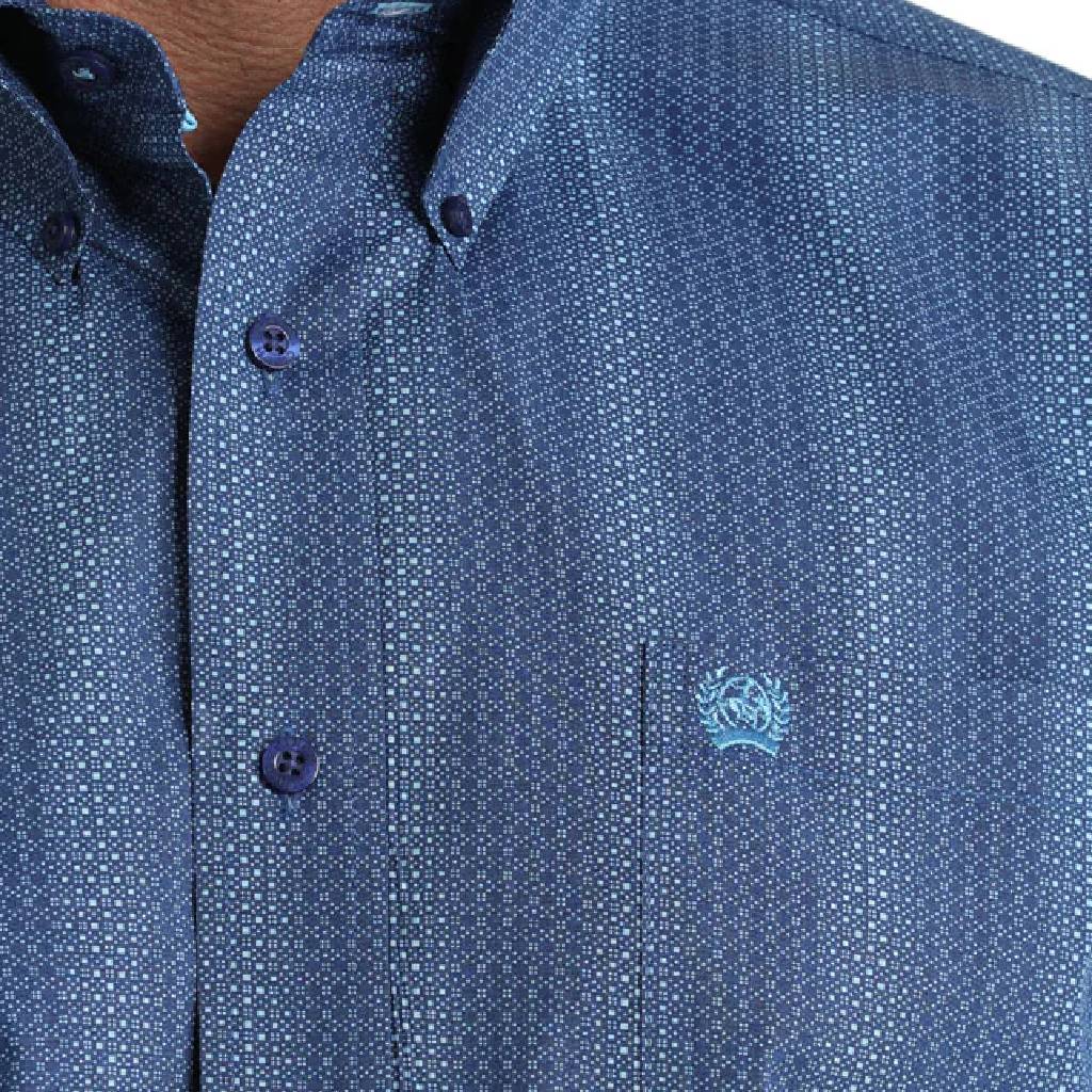 Cinch Men's Geo Stripe Button Down Shirt - Image 2