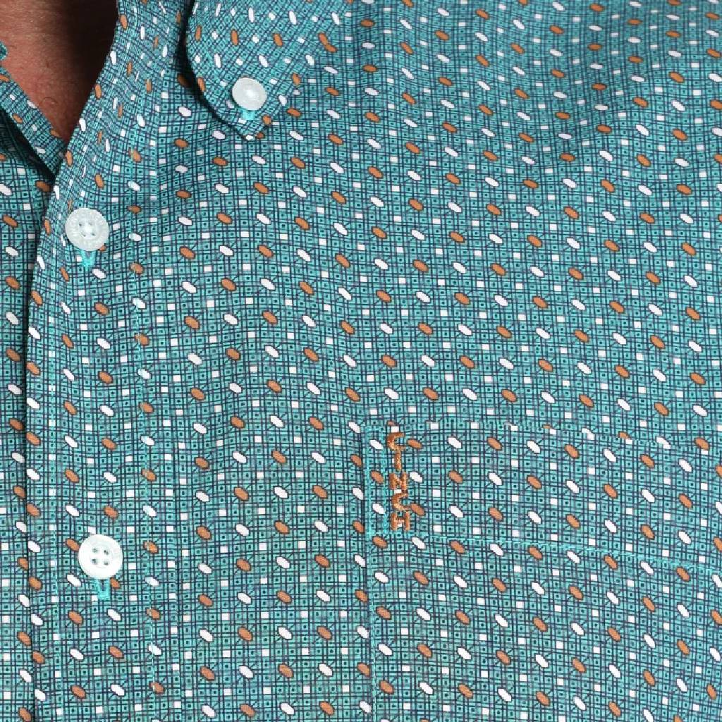 Cinch Men's Geo Print Button Down Shirt - Image 2