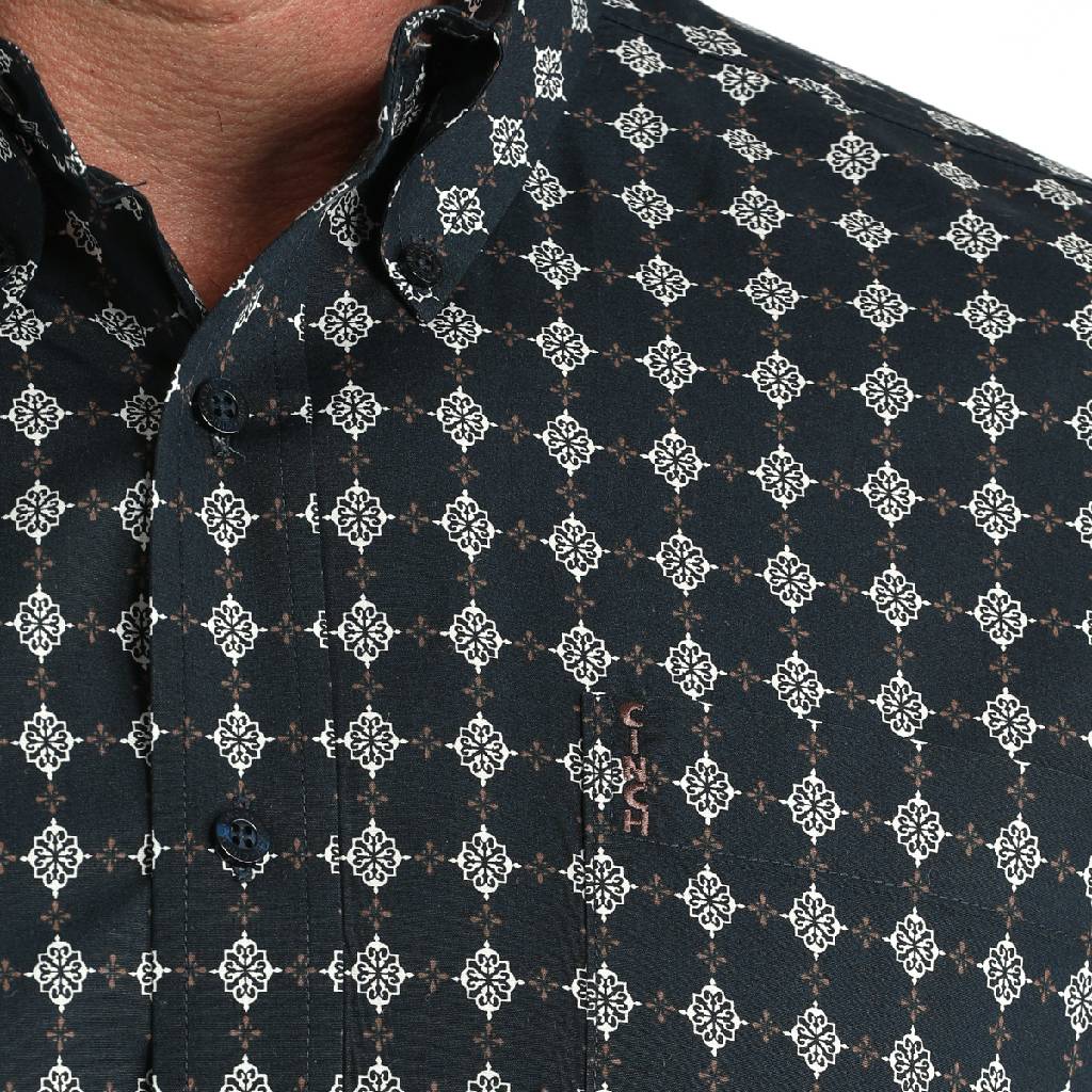 Cinch Men's Modern Fit Medallion Button Down Shirt - Image 2