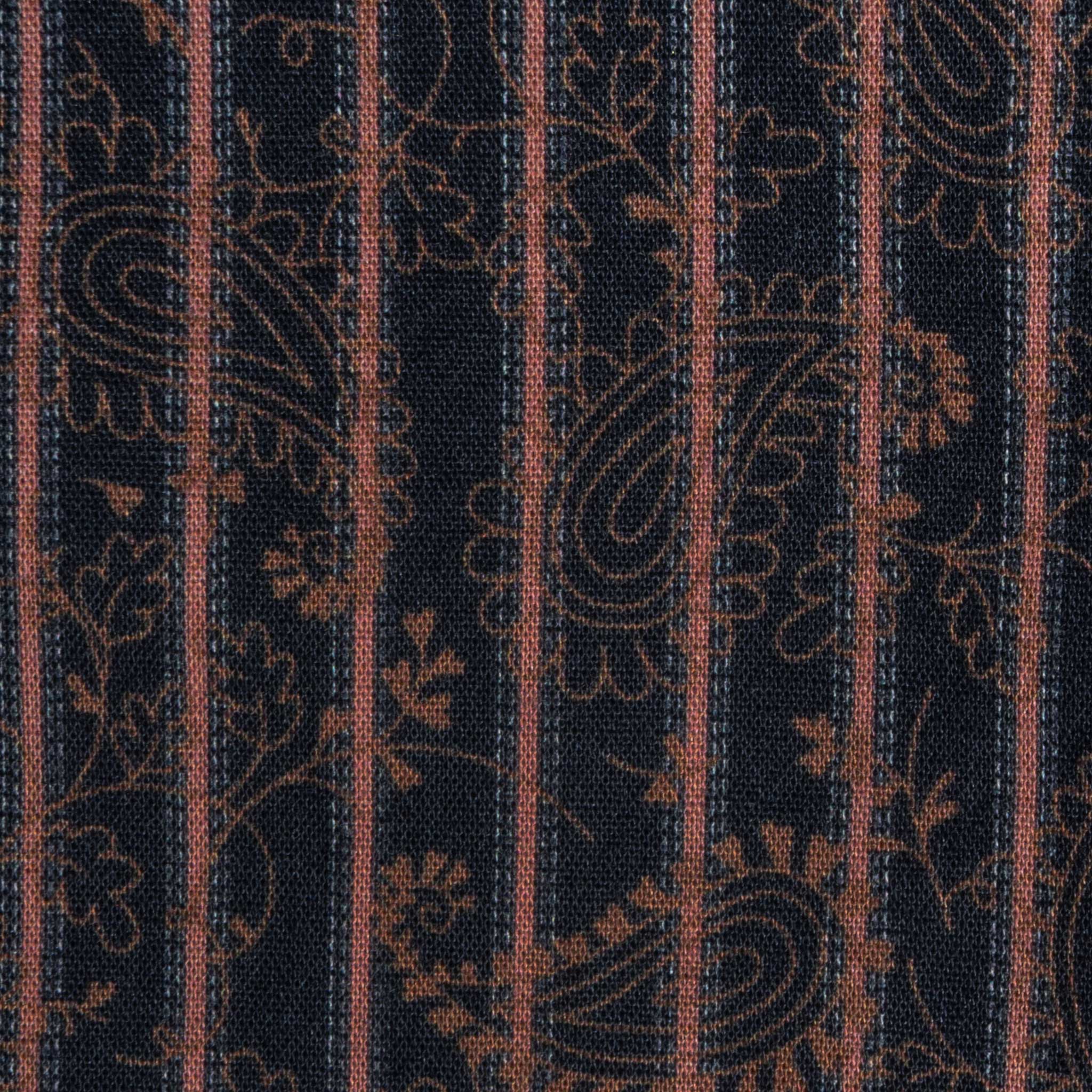 Cinch Men's Modern Fit Paisley Stripe Pearl Snap Shirt - Image 3