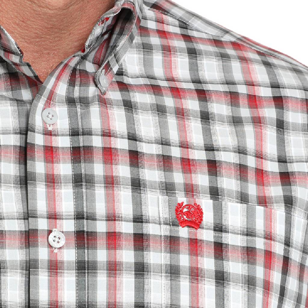 Cinch Men's Plaid Button Down Shirt - FINAL SALE - Image 2