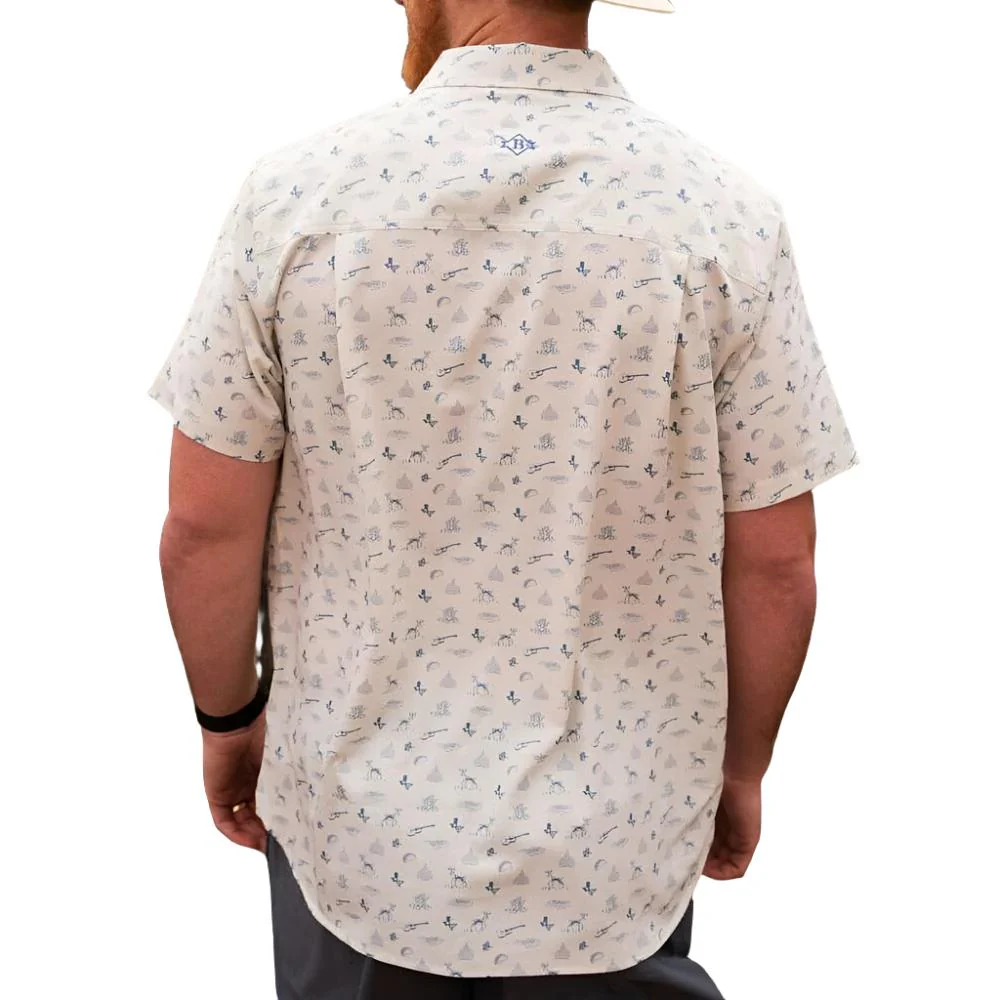 Burlebo Lone Star State Performance Button Up Shirt - Image 2