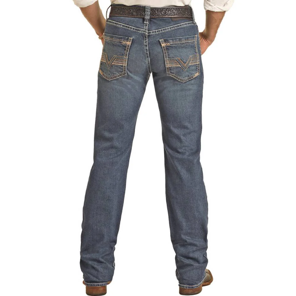 Rock & Roll Denim Men's Revolver Slim Straight Jeans - FINAL SALE