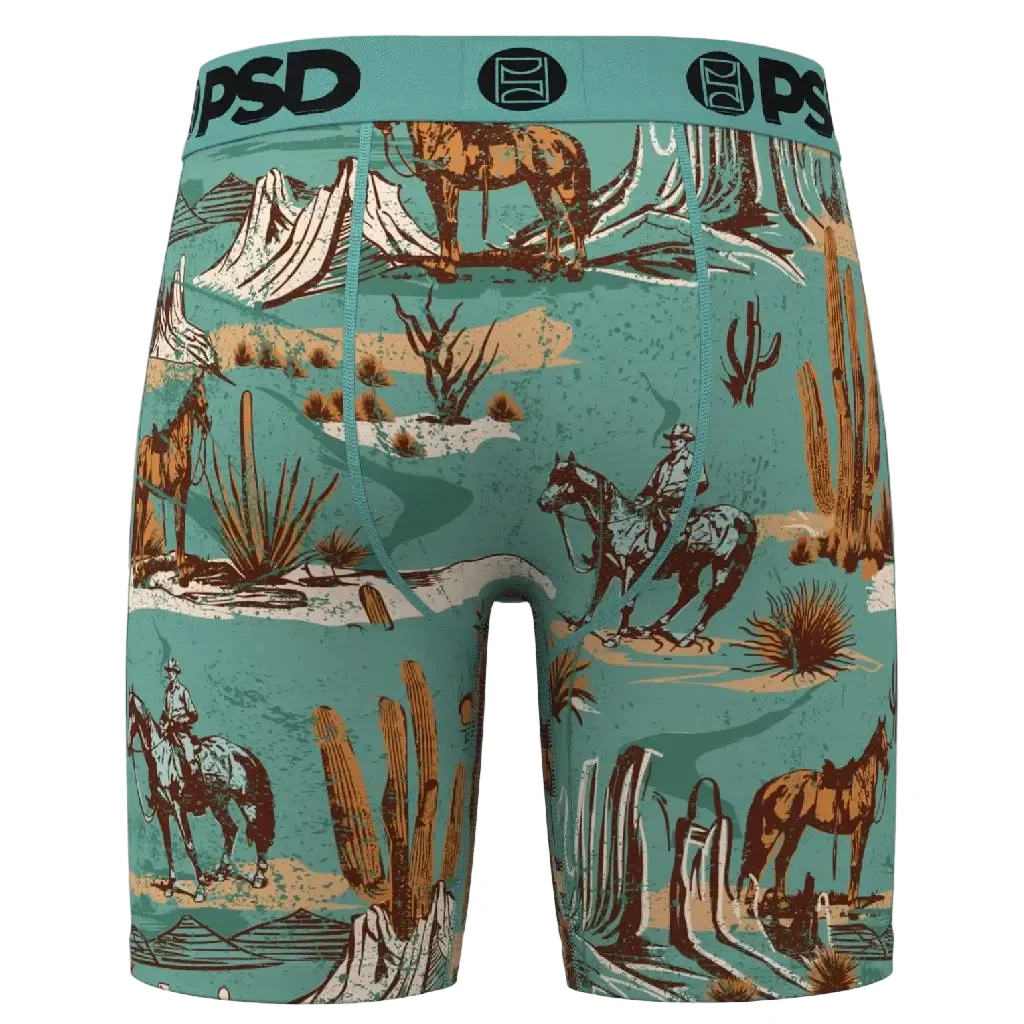 PSD Men's Ranch Life Teal Boxer Brief - Image 2